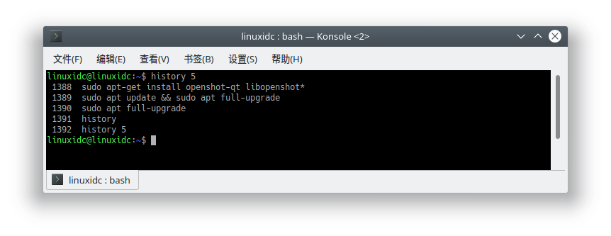 Linux  history ʹԔ